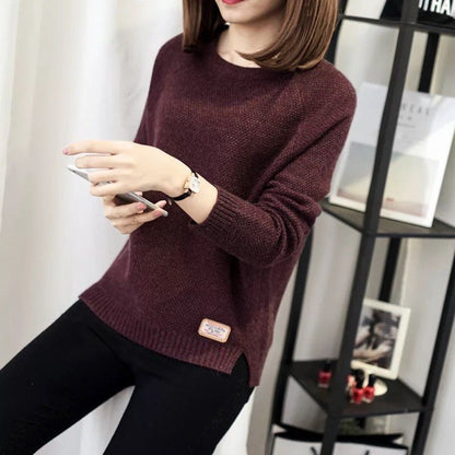 Women's Pullover Loose Knit Sweater