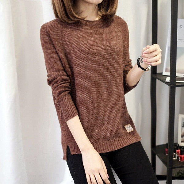 Women's Pullover Loose Knit Sweater