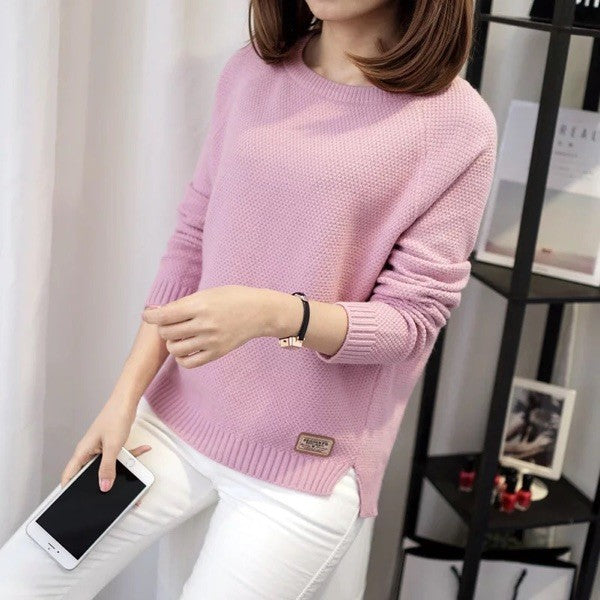 Women's Pullover Loose Knit Sweater