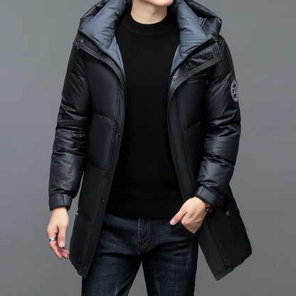 New Winter Men's Duck Down Warm Thick Casual Jacket