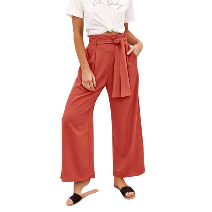 Cropped Wide Leg Cropped Pants