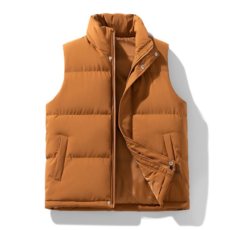 Men's Vest Coat Cotton Coat Warm Padded Jacket