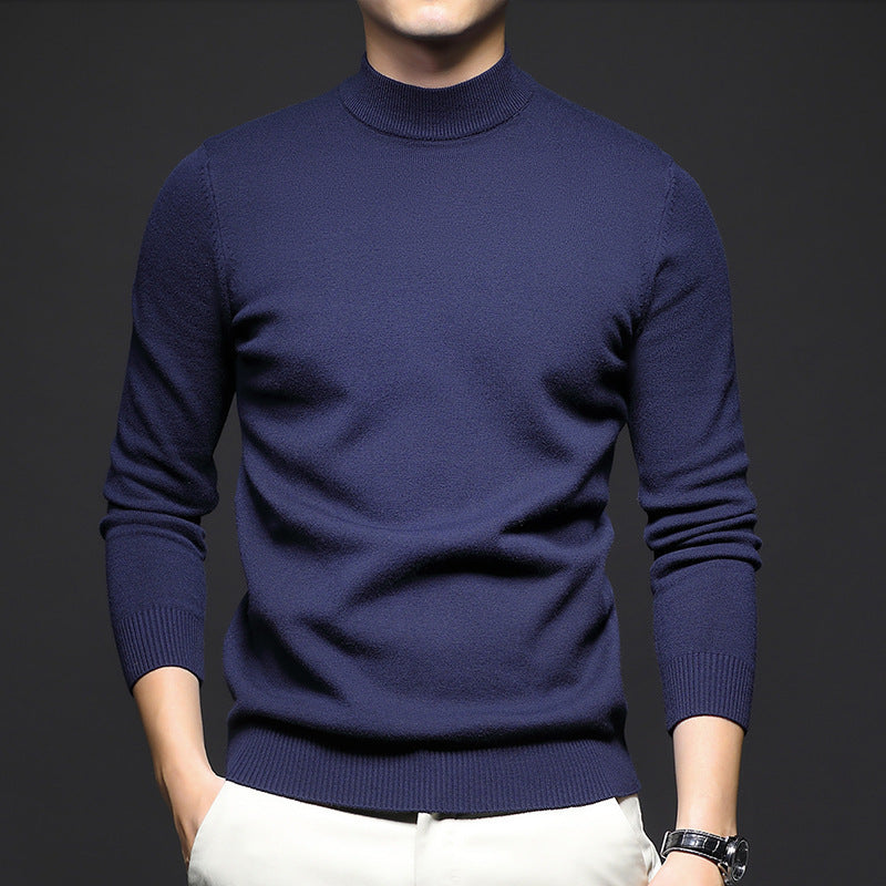 Half Turtleneck Slim Fit Sweater Base Sweater