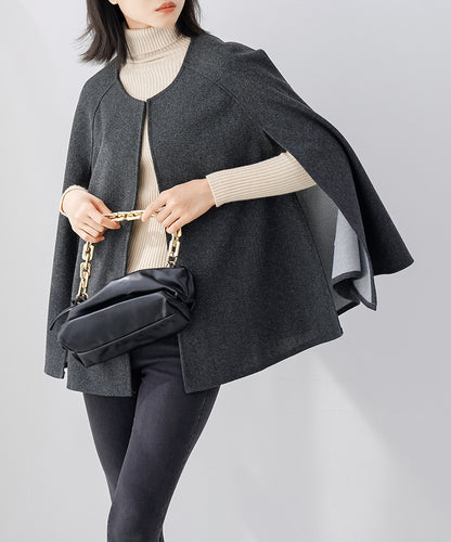 Autumn And Winter Woolen Overcoat Women's Autumn All-matching Outer Wear Shawl