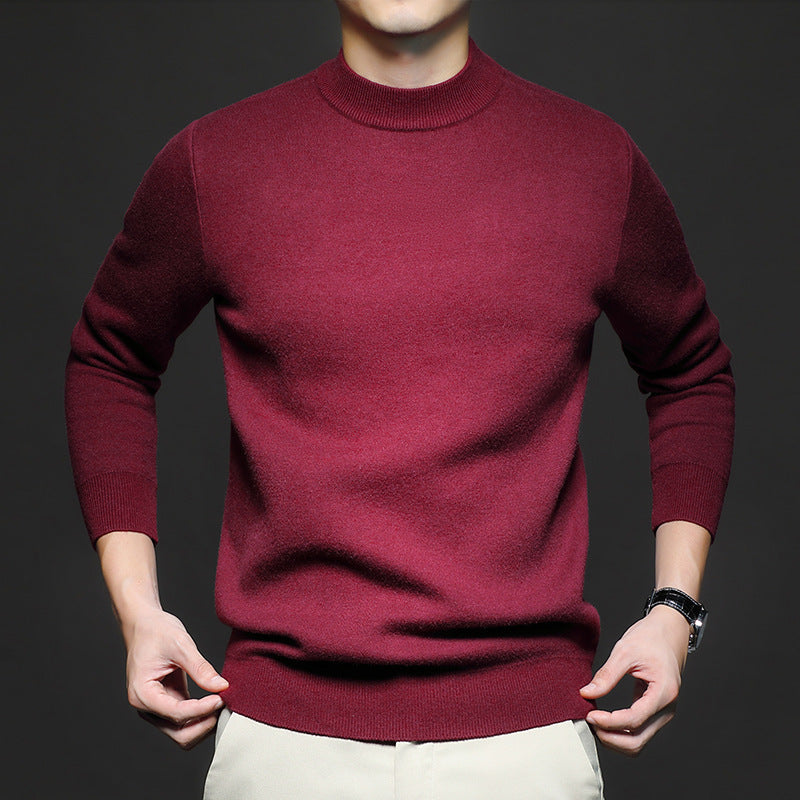 Half Turtleneck Slim Fit Sweater Base Sweater